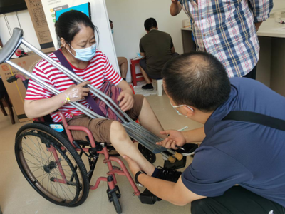 精准服务暖人心——郫都区残联组织开展2022年假肢、矫形器适配取型活动纪实